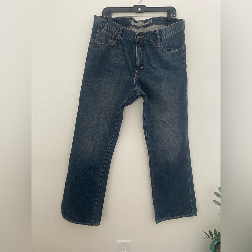 Old Navy Relaxed Fit Dark Blue Jeans